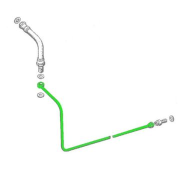 TUBE DE FREIN MAÎTRE-CYLINDRE -> FREIN ARRIÈRE POUR AZ 1952 -> 07/1964