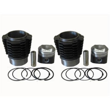 JEU DE 2 CYLINDRES / PISTONS 435 CM3 APROTEC POUR 2CV4