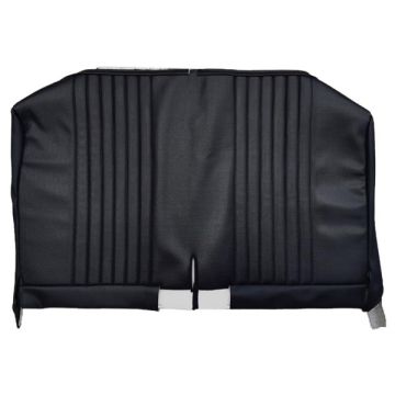 GARNITURE BANQUETTE ARRIERE SKAÏ NOIR TRESSE