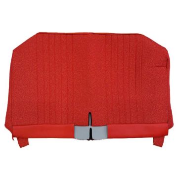 GARNITURE BANQUETTE ARRIERE TISSU DIAMANTE ROUGE