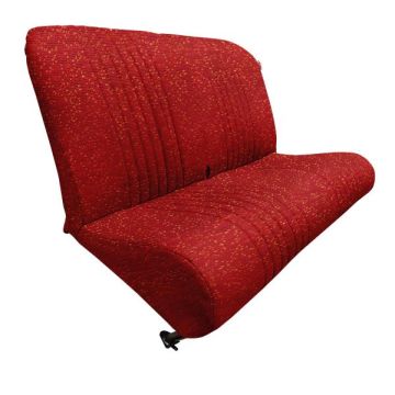 BANQUETTE ARRIERE TISSU DIAMANTE ROUGE (SUR ARMATURE NM NOIRE)