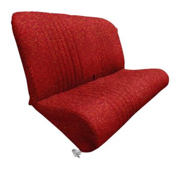 BANQUETTE ARRIERE TISSU DIAMANTE ROUGE (SUR ARMATURE AZAM GRISE)