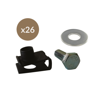 KIT VISSERIE DE FIXATION DE CAISSE POUR 2CV ET DYANE