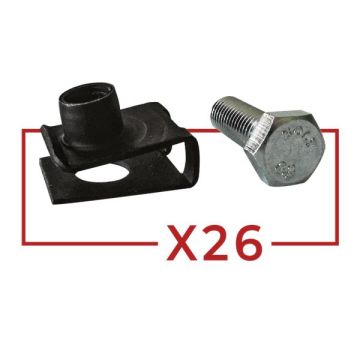 KIT VISSERIE DE FIXATION DE CAISSE POUR 2CV ET DYANE