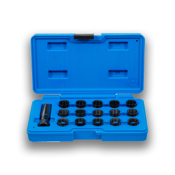 KIT DE RÉPARATION POUR FILETAGE DE BOUGIE M14 X 1,25MM (16 PIÈCES)