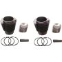 JEU DE 2 CYLINDRES / PISTONS 602 CM3 QUALITE RACING